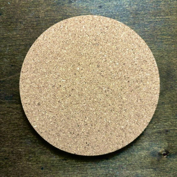 Chicago Bears Logo Laser Engraved Painted Cork Coaster - Picture 4 of 5